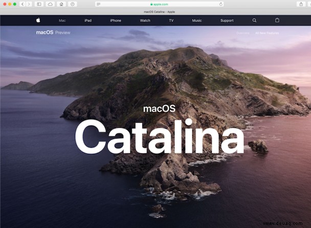 Neue Funktionen in macOS Catalina:Was wurde hinzugefügt? 