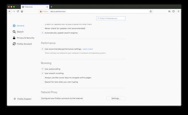 Diese Einstellungen beschleunigen Firefox auf Ihrem Mac 