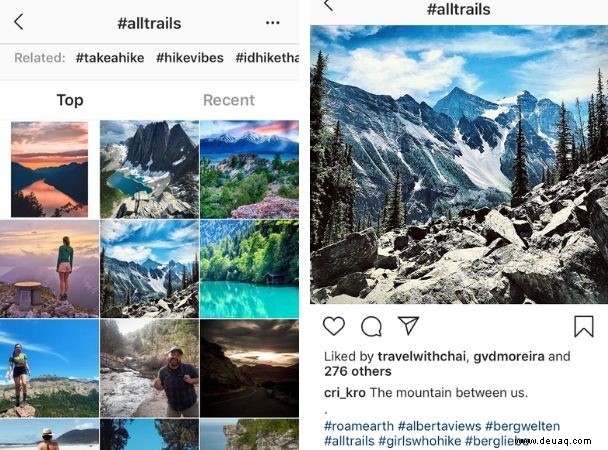 So verwenden Sie Instagram-Hashtags, um mehr Likes und Follower zu erhalten 