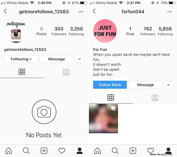 So entfernen Sie einen Follower auf Instagram, ohne ihn zu blockieren 