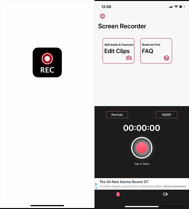 Die 8 besten Bildschirmrekorder-Apps für das iPhone 