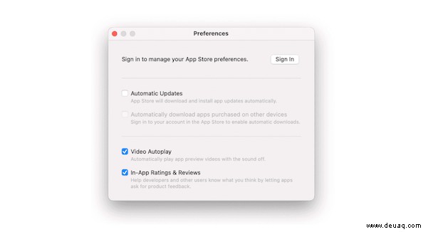 So deaktivieren Sie automatische Updates auf einem Mac 