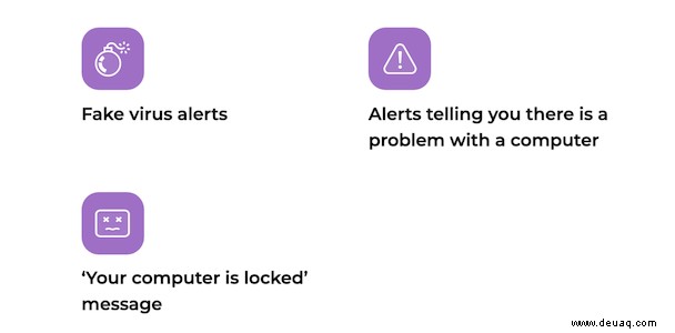 Umgang mit Scareware auf Ihrem Mac 