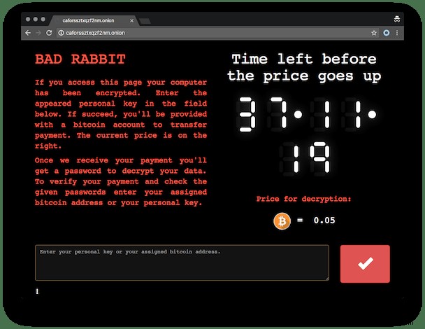 So entfernen Sie Bad Rabbit-Ransomware 