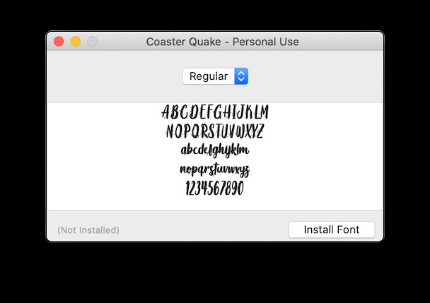Wie installiere ich Schriftarten auf einem Mac? 