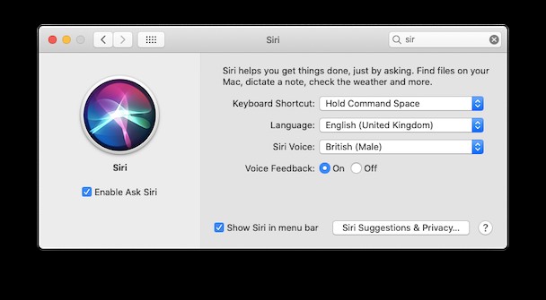 So ändern Sie die Stimme und Sprache von Siri auf dem Mac 