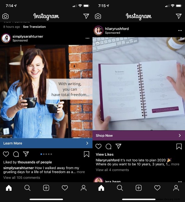 Instagram Ads:Wie Sie Ihr aktives Publikum mit Instagram-Werbung vergrößern 