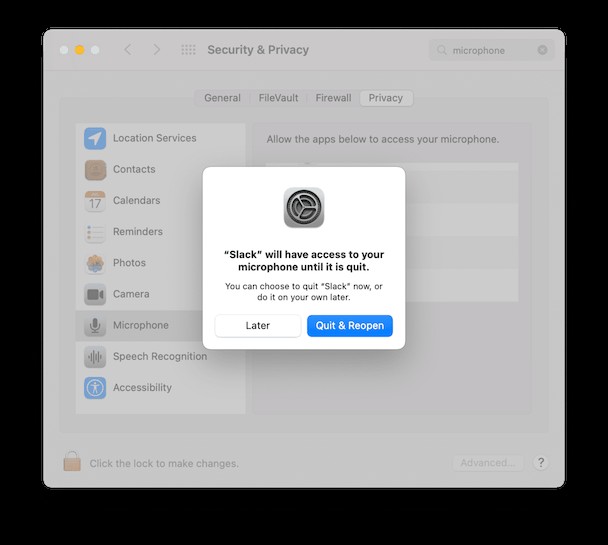 So steuern Sie den Zugriff auf Ihr Mikrofon auf dem Mac 
