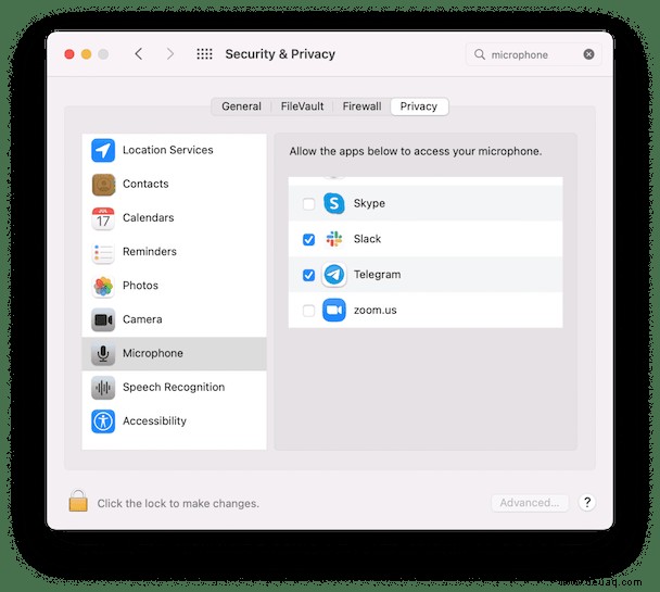 So steuern Sie den Zugriff auf Ihr Mikrofon auf dem Mac 