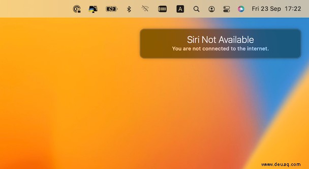 So beheben Sie, dass Siri auf dem Mac nicht funktioniert 