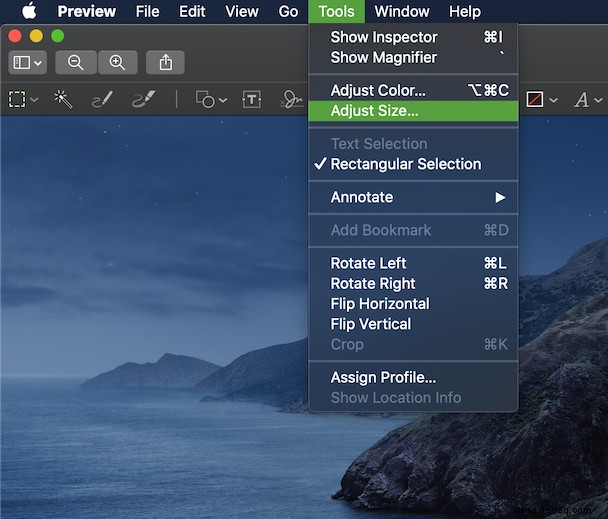 Der schnelle Weg, um Bilder auf dem Mac zu skalieren 