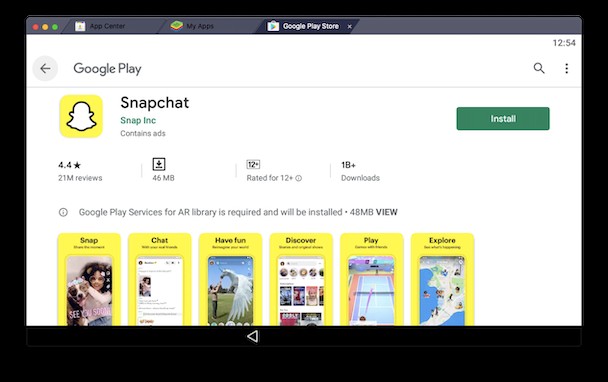 So verwenden Sie Snapchat auf dem Mac 