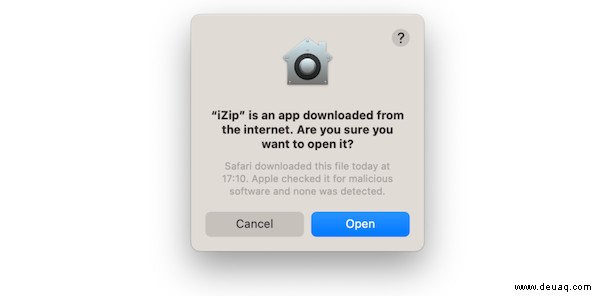 So lassen Sie Apps von nicht identifizierten Entwicklern auf Ihrem Mac zu 