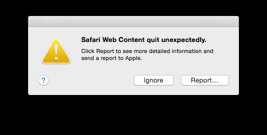 Was zu tun ist, wenn Safari Web Content unerwartet beendet wird 
