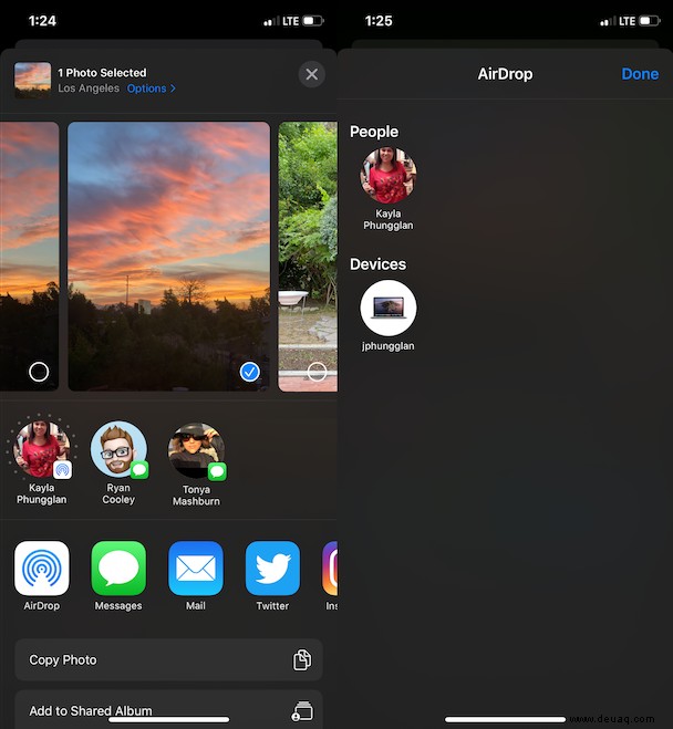 So übertragen Sie Fotos von einem iPhone auf einen Mac 