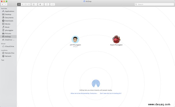 So übertragen Sie Fotos von einem iPhone auf einen Mac 