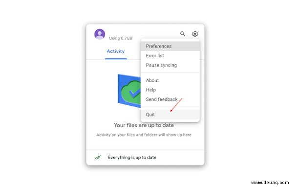 Zwei Möglichkeiten, Google Drive vom Mac zu entfernen 