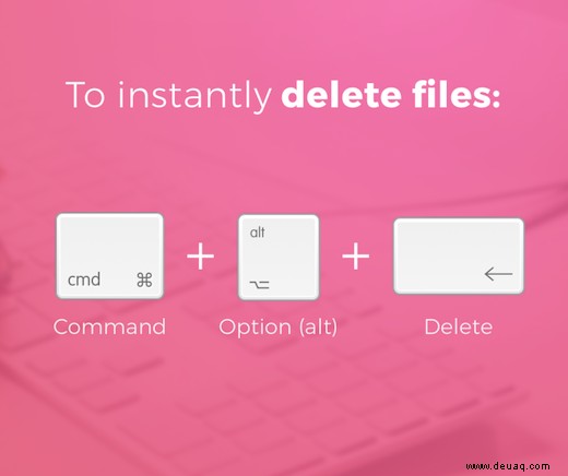 Entfernen Sie das Verzeichnis im Terminal und andere Möglichkeiten zum Löschen von Dateien und Ordnern auf dem Mac 
