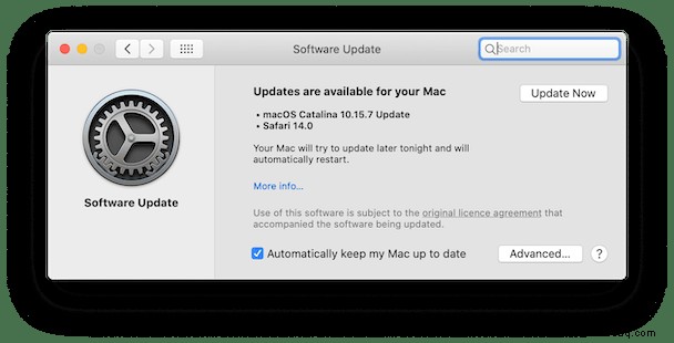 So aktualisieren Sie auf macOS Big Sur, wenn angezeigt wird, dass kein Update verfügbar ist 