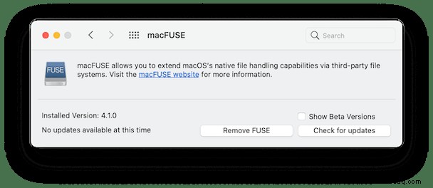 Was ist macFUSE und wie entferne ich es von meinem Mac? 