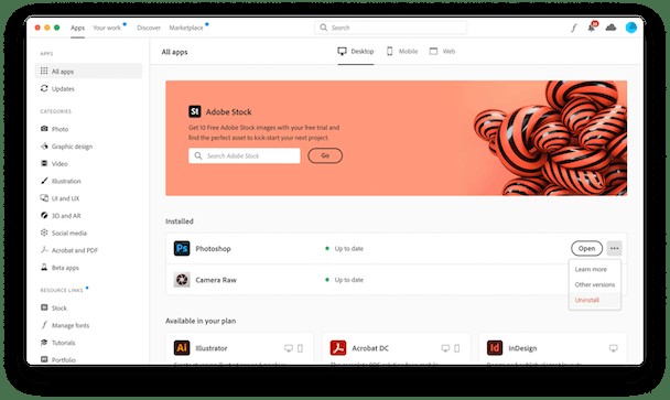 So deinstallieren Sie Photoshop vollständig auf einem Mac 