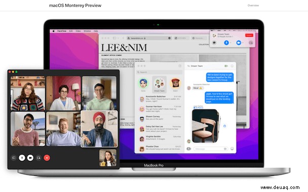 macOS Monterey Review:Es dreht sich alles um Apps 