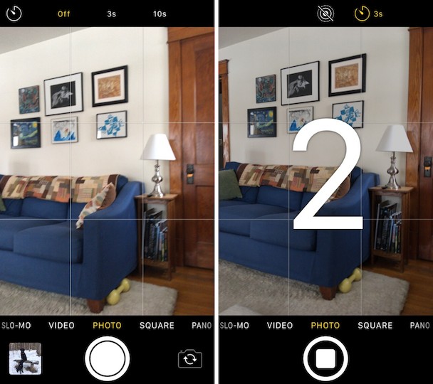So verwenden Sie den Kamera-Timer des iPhones für bessere Nachtfotos und Selfies 