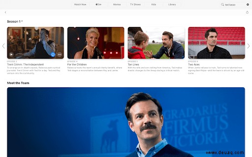 So laden Sie Apple TV-Sendungen auf Ihren Mac herunter 