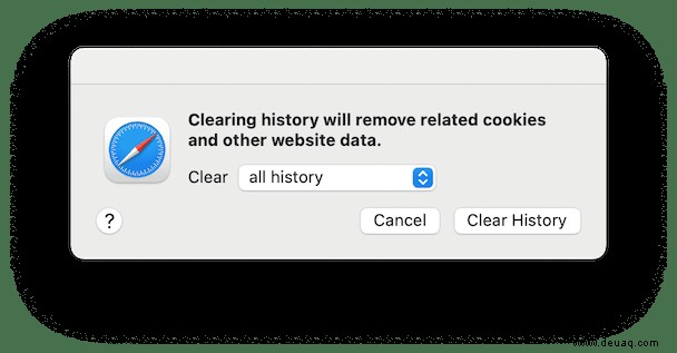 Möglichkeiten, den Suchverlauf auf Ihrem Mac vollständig zu löschen 