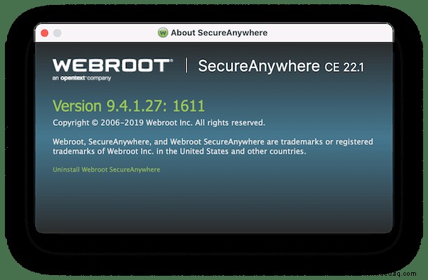 So deinstallieren Sie Webroot auf Ihrem Mac 