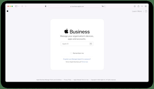 So richten Sie Apple Business Manager ein 