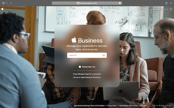 So verwalten Sie Apple-IDs für Unternehmen 