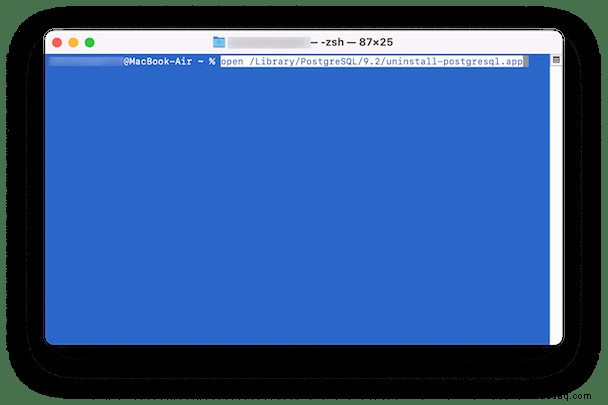 Hier ist der richtige Weg, PostgreSQL auf dem Mac zu deinstallieren 