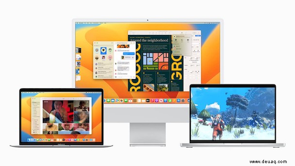 macOS Ventura gegen Monterey 