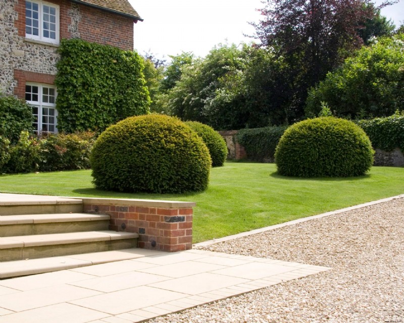 Topiary – 15 Möglichkeiten, beschnittene Evergreens in der Gartengestaltung zu verwenden 