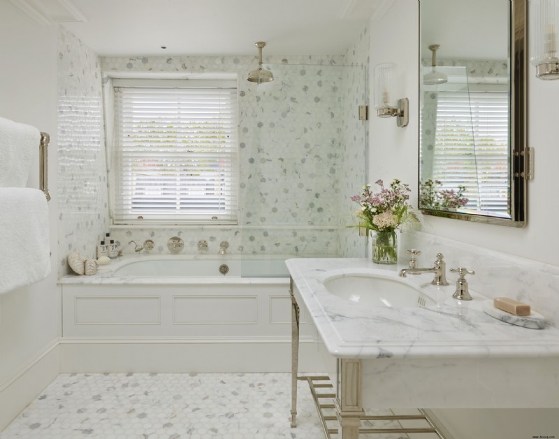 Ideen für weiße Badezimmerfliesen – 10 Möglichkeiten mit weißen Fliesen 