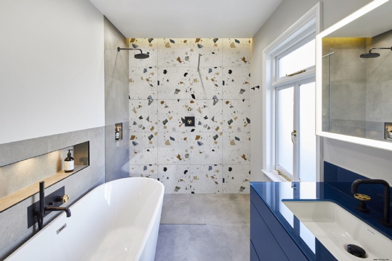 Terrazzo-Badezimmer – 12 Ideen und Gestaltungstipps 