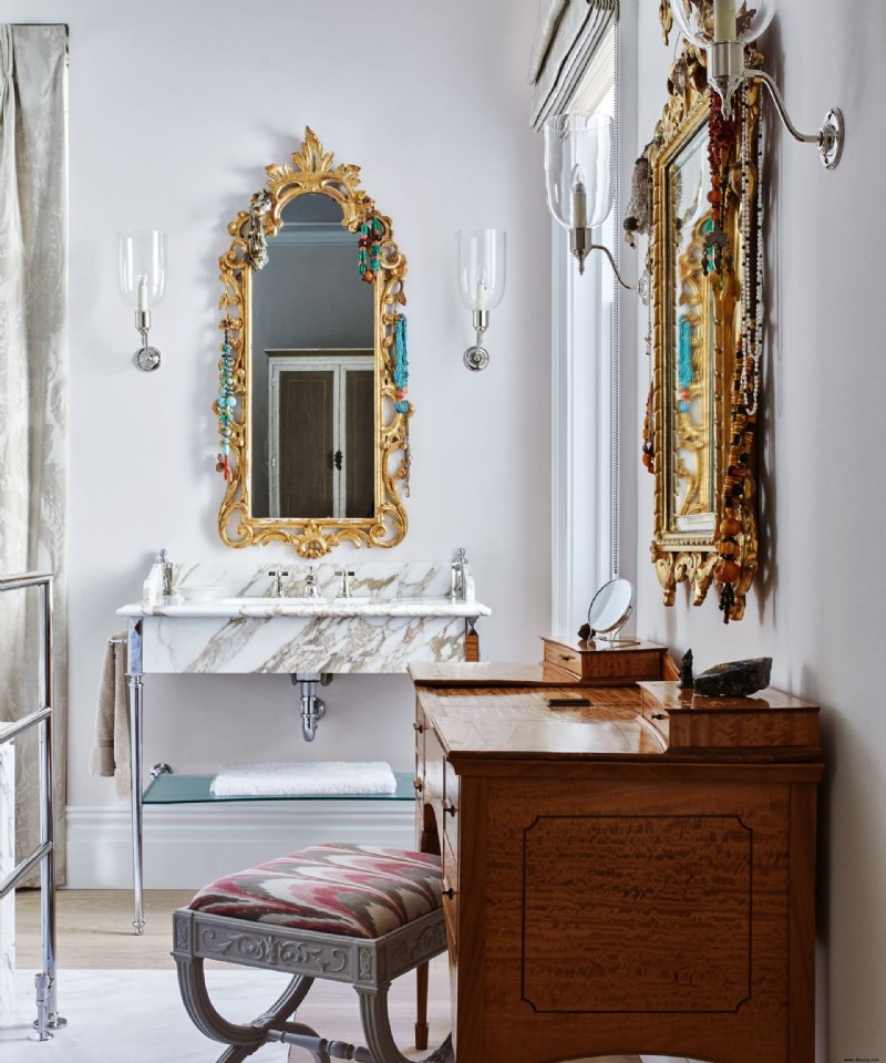 Der Badezimmerbeleuchtungstipp von Joanna Gainess akzentuiert einen kleinen Raum – und fügt sofort Majestät hinzu 