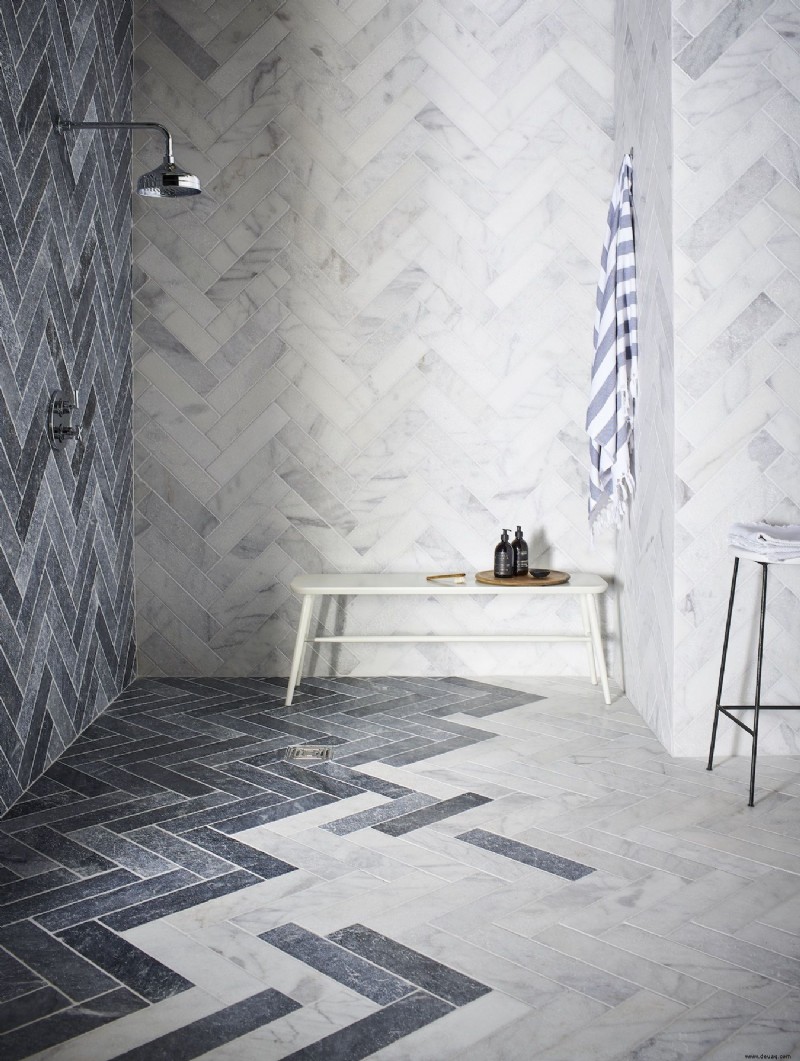 Ideen für Marmorböden im Badezimmer – 10 Möglichkeiten, mit Marmor einen luxuriösen Look zu schaffen 