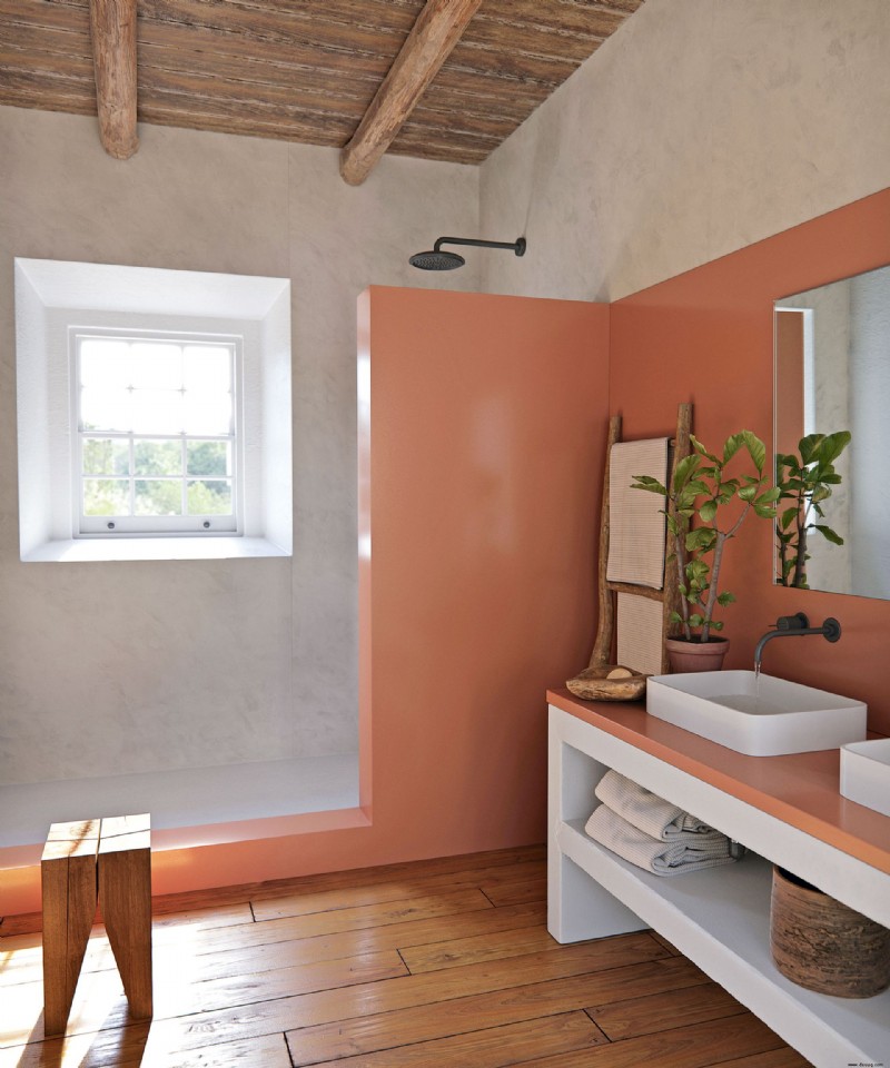 Rustikale Badezimmerideen – 10 Designgeheimnisse, die Ihnen helfen, sich in ländlicher Gemütlichkeit zu entspannen 