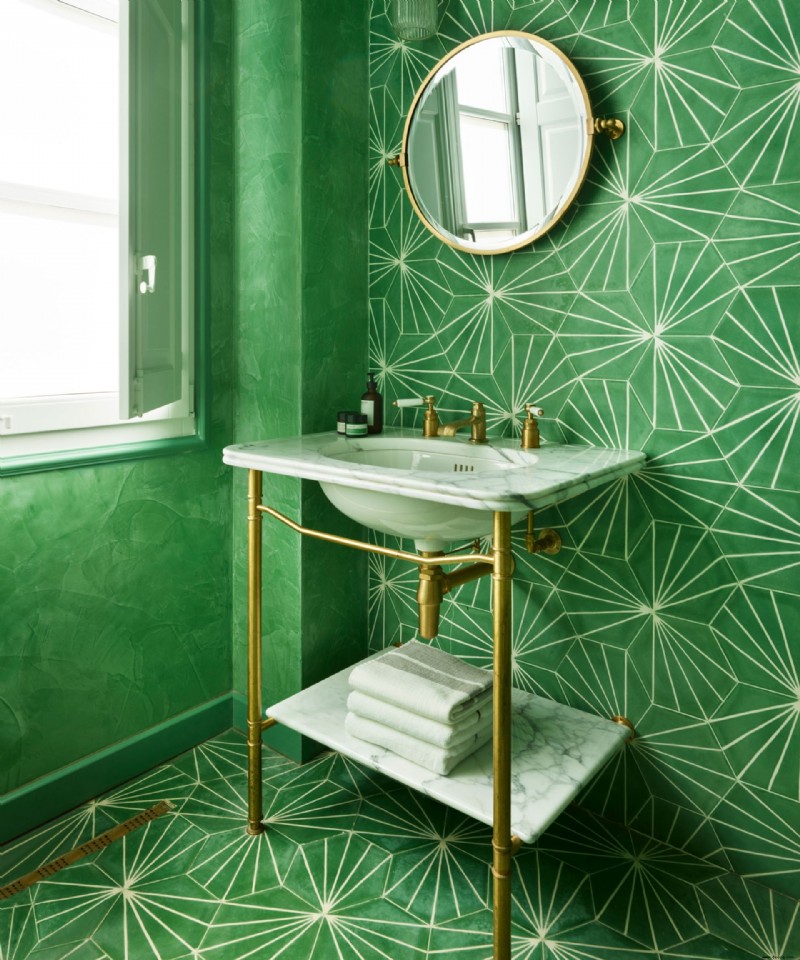 Ideen für Badezimmerwände – 19 auffällige Oberflächen für Waschraumwände 