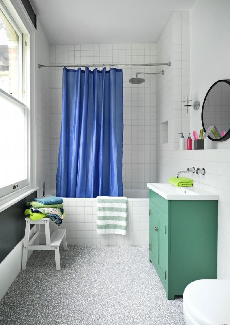 Badezimmerideen für Kinder – 19 Möglichkeiten, sie vom Kinderbett zum College zu bringen 