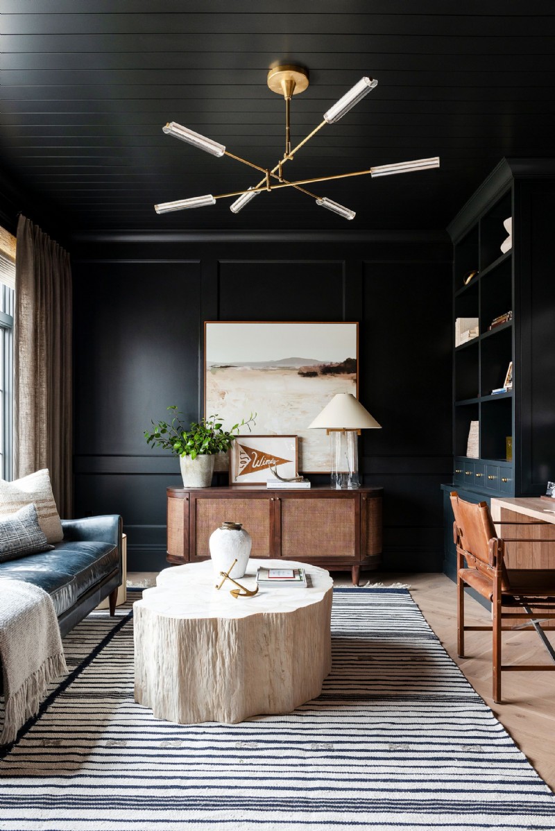 Schwarze Wohnzimmerideen – 10 inspirierende Möglichkeiten, mit dieser dunklen und dramatischen Farbe zu dekorieren 