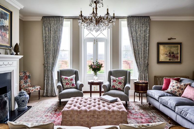Traditionelle Wohnzimmerideen – 20 klassische Dekor-Looks für Wände, Böden und Möbel 