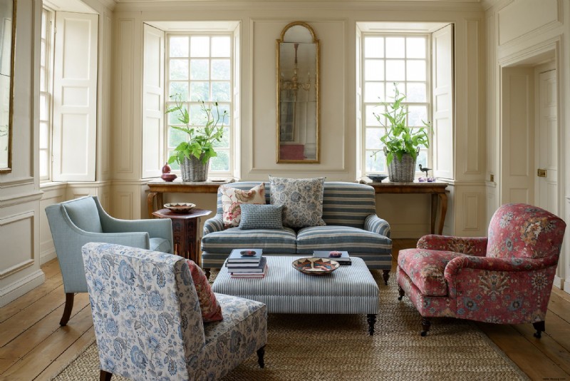 Traditionelle Wohnzimmerideen – 20 klassische Dekor-Looks für Wände, Böden und Möbel 