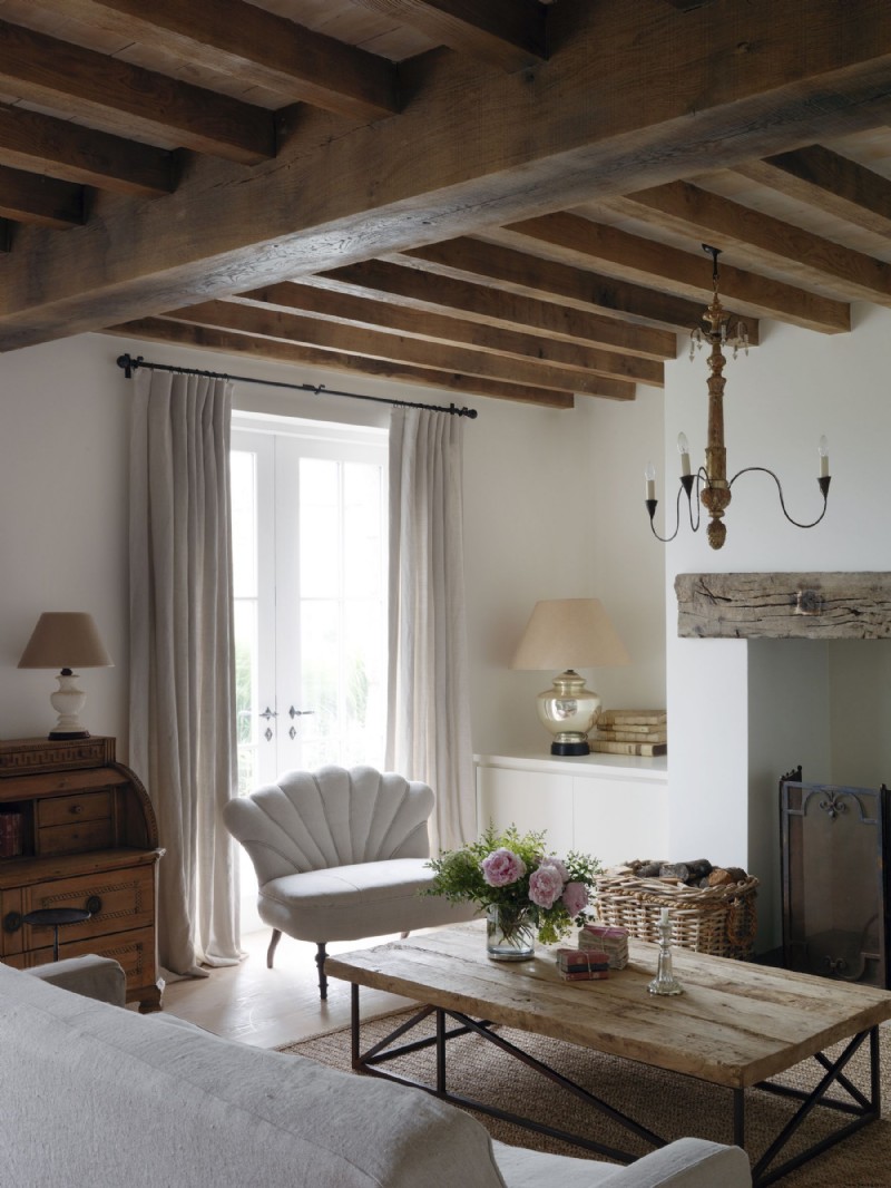 Landhaus Wohnzimmer Ideen – 45 rustikale Looks für Ihre Lounge 