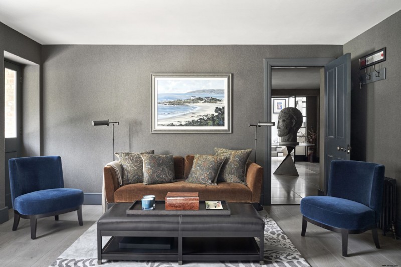 Blaue und graue Wohnzimmerideen – 10 Möglichkeiten, diese vielseitige Paarung zu verwenden 