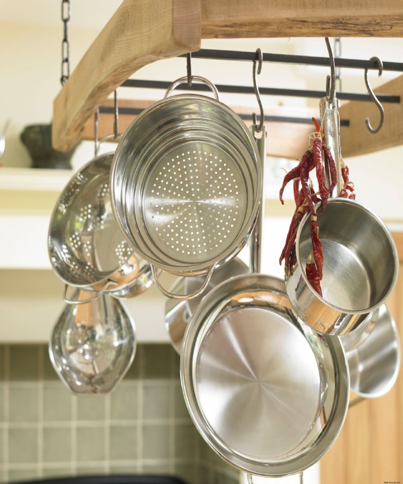 Töpfe und Pfannen organisieren – 10 Tipps, um Kochgeschirr ordentlich zu halten 