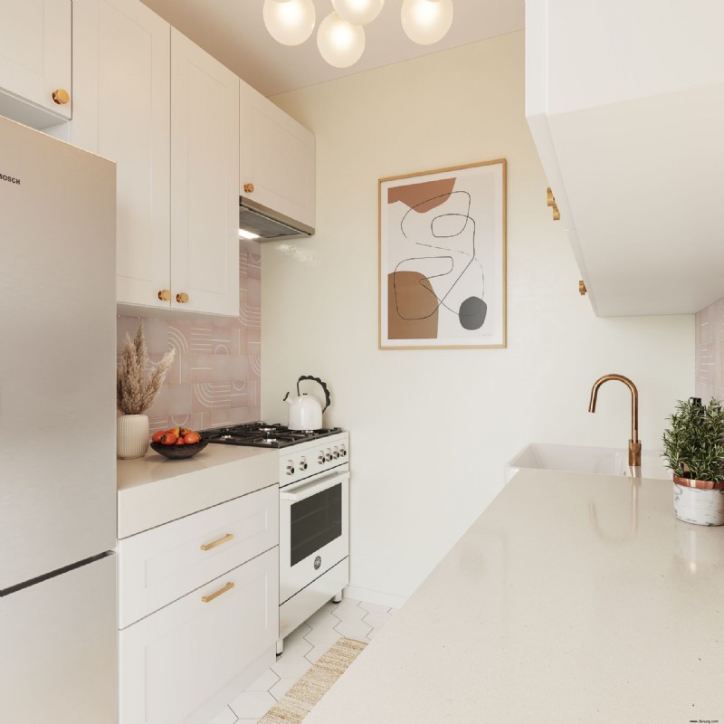 Kleine Küchenfarben – 10 Farbtöne für kleine Räume 