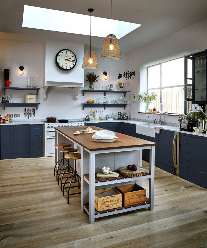 Country Kitchen Diner-Ideen – 28 Möglichkeiten, in einem stilvollen rustikalen Raum zu kochen und zu speisen 